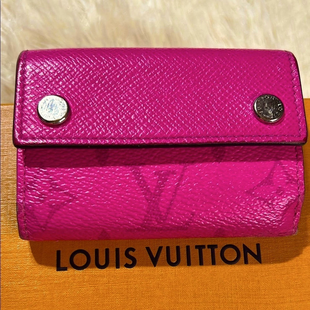 Louis Vuitton Pink Small compact Wallet